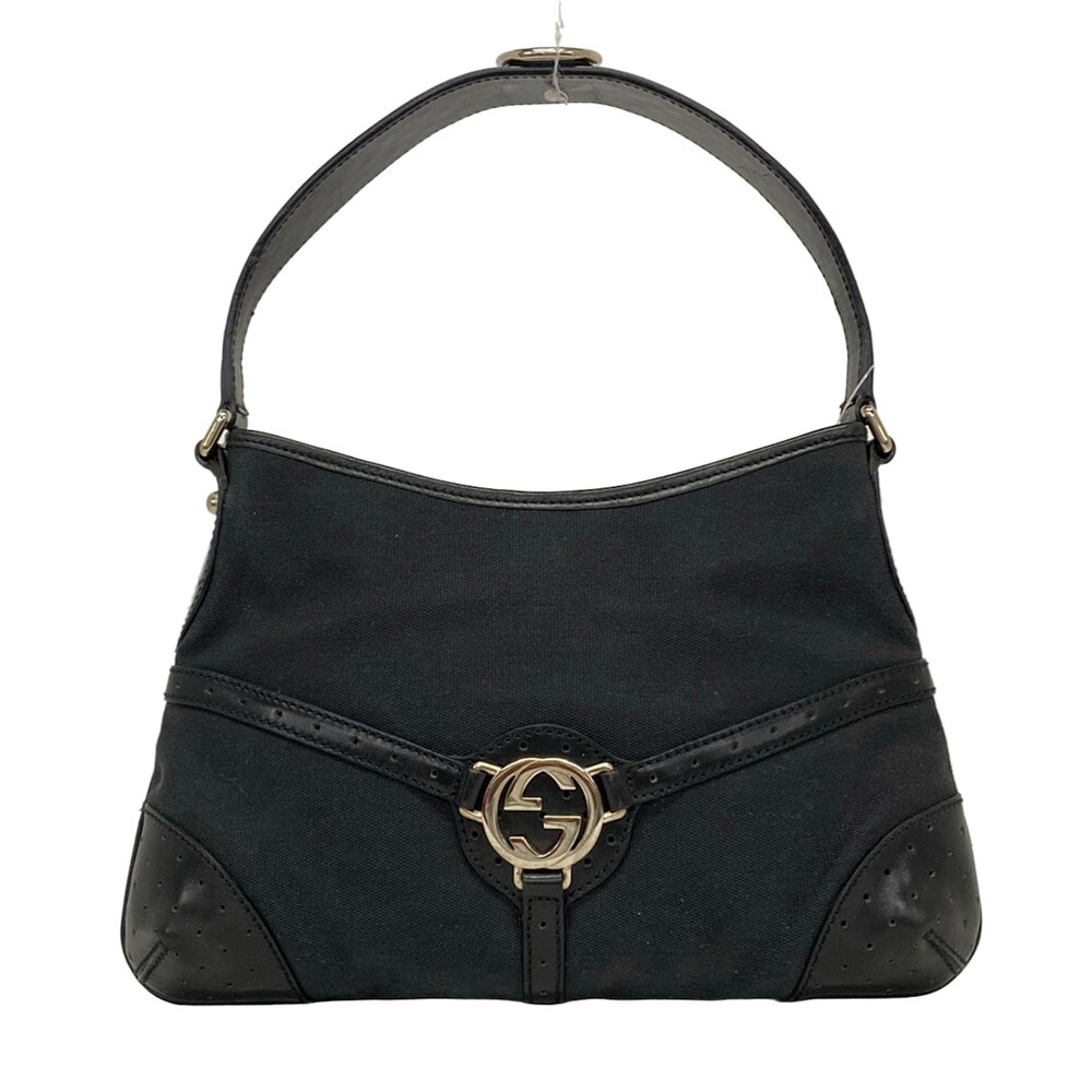 Gucci Interlocking G Black Canvas #356028G62B